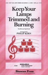 Keep Your Lamps Trimmed and Burning SATB choral sheet music cover